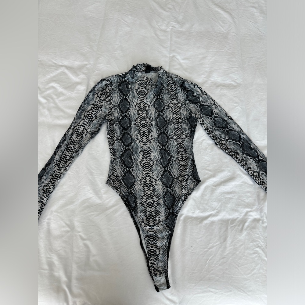 Shein snake pattern bodysuit